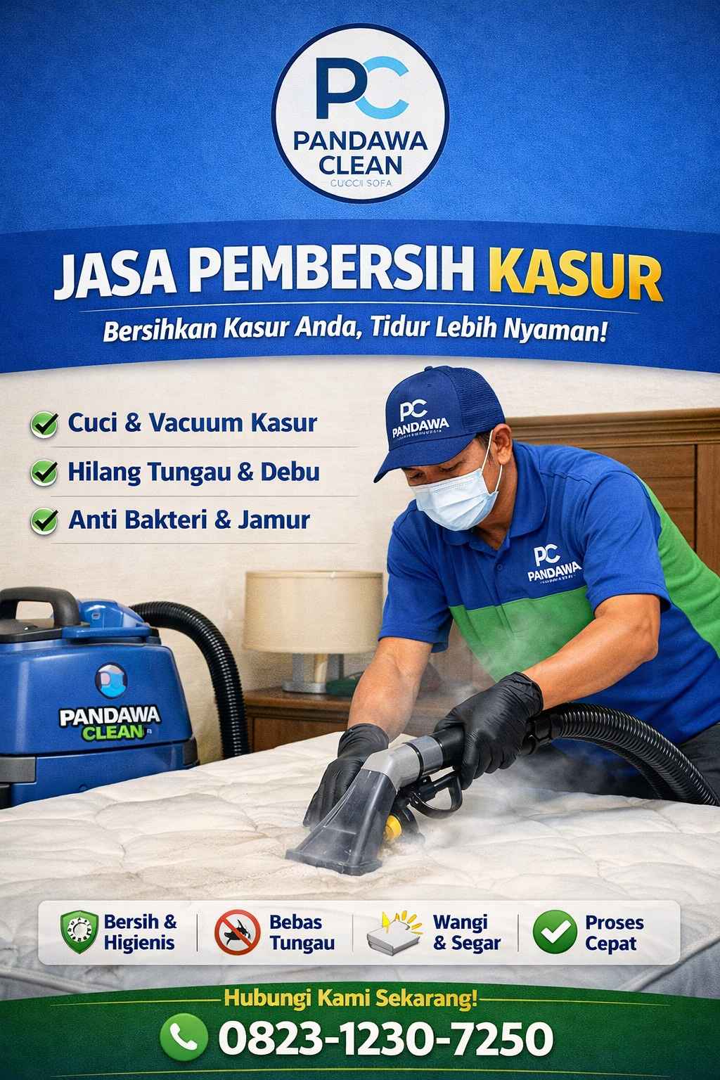 Jasa Pembersih Kasur Pademangan 